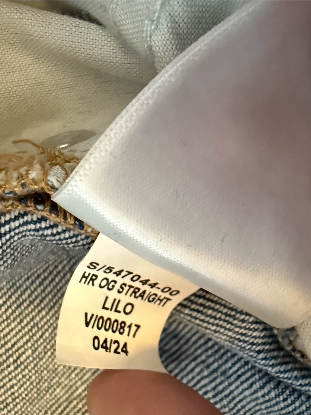 Old Navy Women’s High-Rise OG Straight Denim Jeans New With Tags Size 20 - Picture 10 of 10